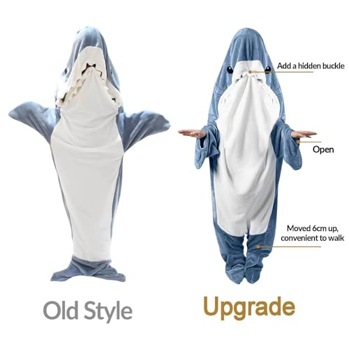 Cartoon Shark Sleeping Bag Pajamas
