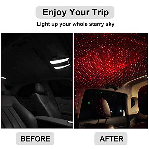 Mini LED Car Night Light Roof Projector