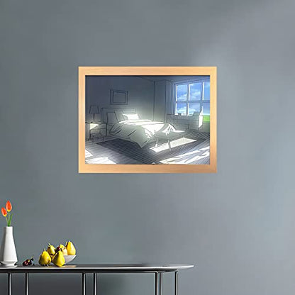 Light Painting Decorative Piece with Adjustable Lighting Inspired by Hwang Seontae