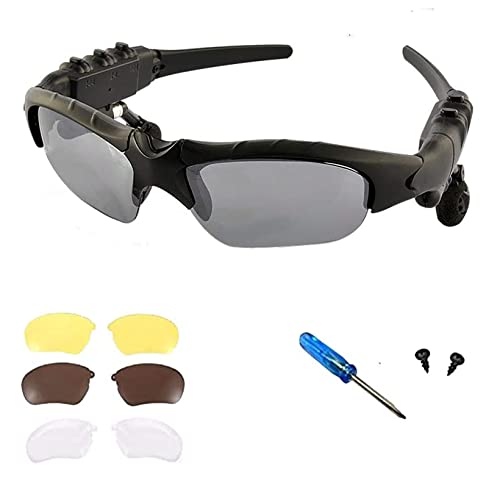 SoundWave Shades ™ - Black Glasses + Lens A