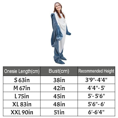 Cartoon Shark Sleeping Bag Pajamas