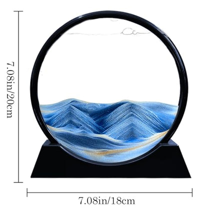Sand Painting Hourglass Lamp