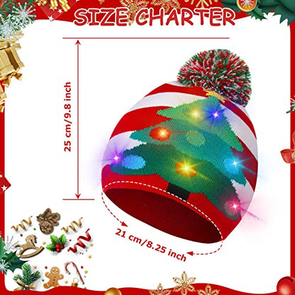 LED Knitted Christmas Beanie