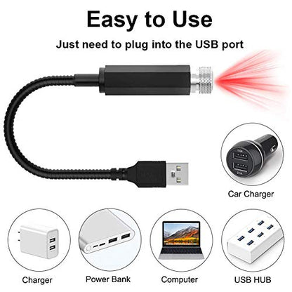 Mini LED Car Night Light Roof Projector