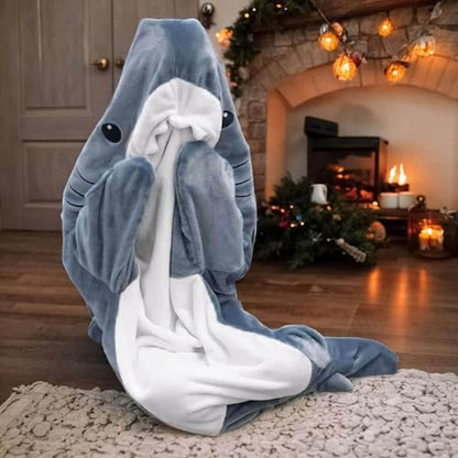 Cartoon Shark Sleeping Bag Pajamas