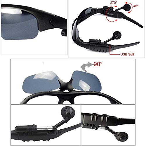 SoundWave Shades ™ - Black Glasses + Lens A