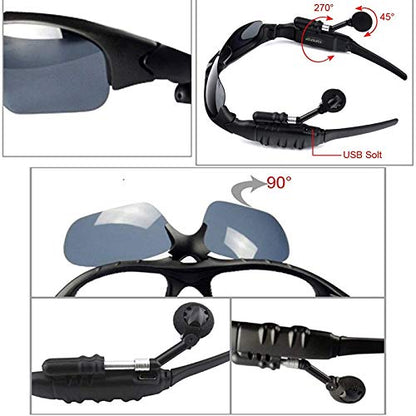 SoundWave Shades ™ - Black Glasses + Lens A