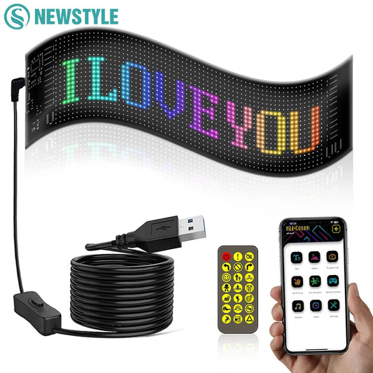 FlexiGlow Car LED Sign