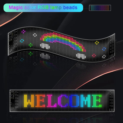 FlexiGlow Car LED Sign